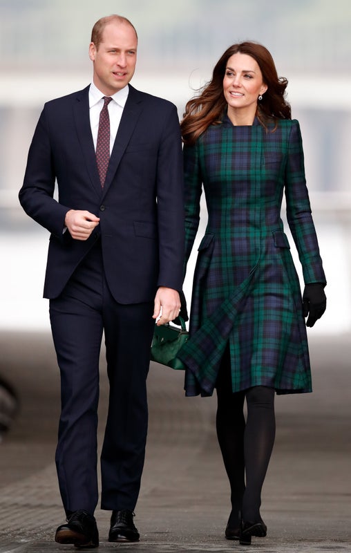 She started her 37th year with a gorgeous McQ Black Watch tartan jacket.
