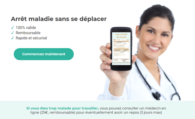 Ce Site Donnant Des Arrets De Travail Sans Se Deplacer