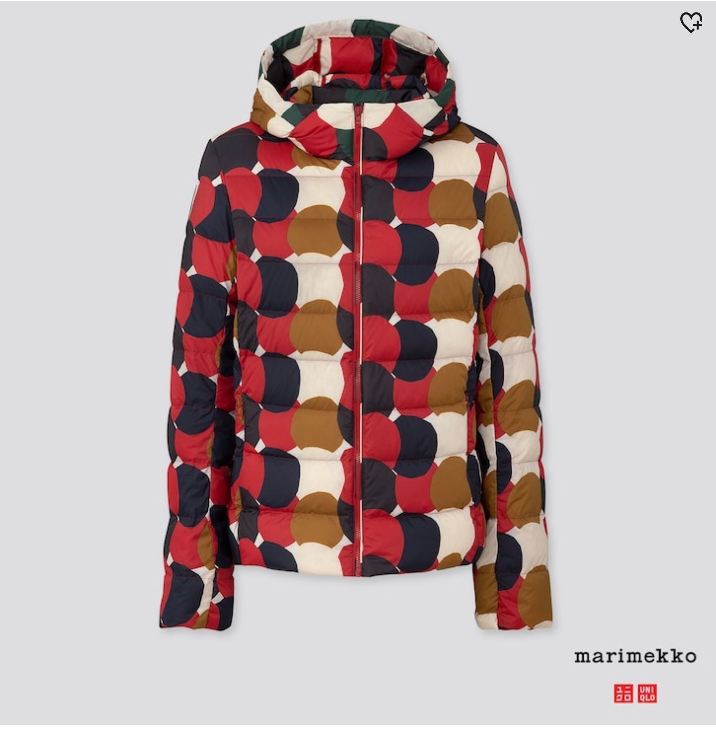 patterned down jacket