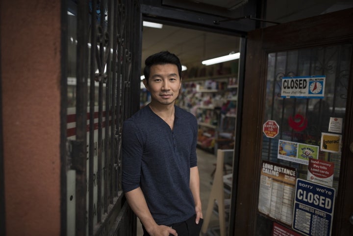 Actor Simu Liu of Kim's Convenience, poses for a photograph on set in Toronto.
