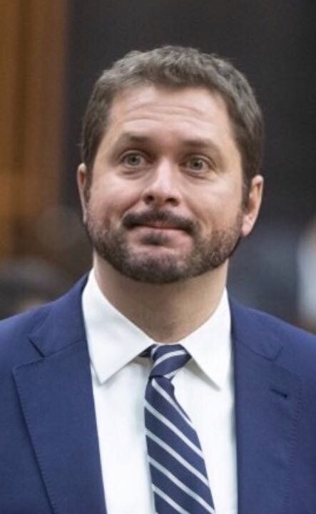 Conservative Leader Andrew Scheer with the "beard" filter on FaceApp. 