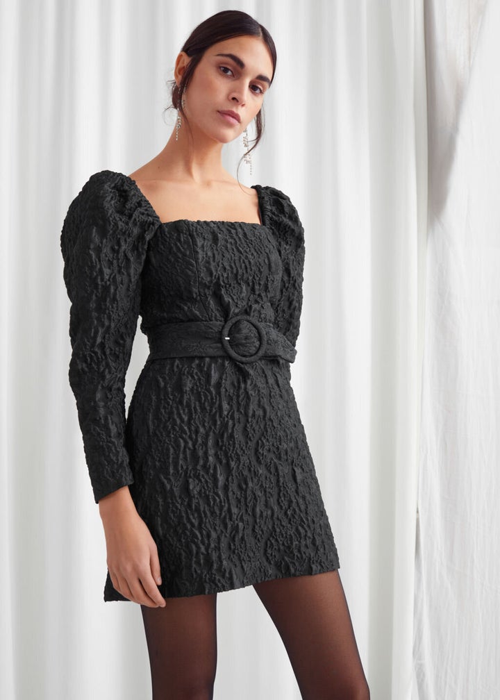 The puffier the sleeves, the better.&nbsp;<a href="https://fave.co/2T41kFg" target="_blank" rel="noopener noreferrer"><strong>Find this dress at &amp; Other Stories</strong></a>.