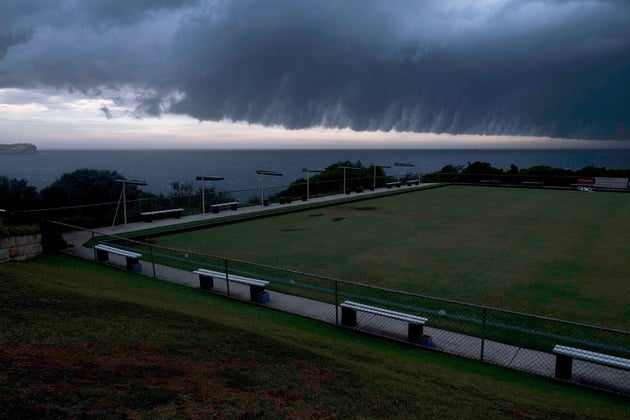 on January 9, 2018 in Sydney, Australia. Heavy wind, rain and severe hailstorms are expected throughout eastern New South Wales.