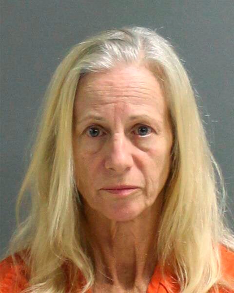 Joanne Mercader, shown in a booking photo taken Saturday by Volusia County Corrections, is accused of battery after authoriti