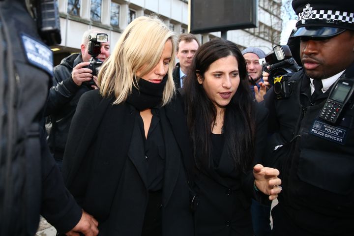 Caroline Flack arriving in court last month