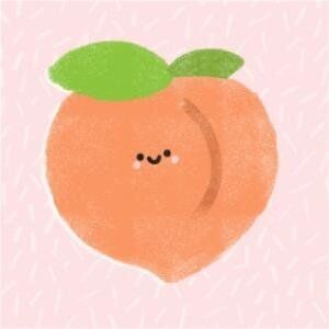 Feeling Fruity Peach Card, Moonpig