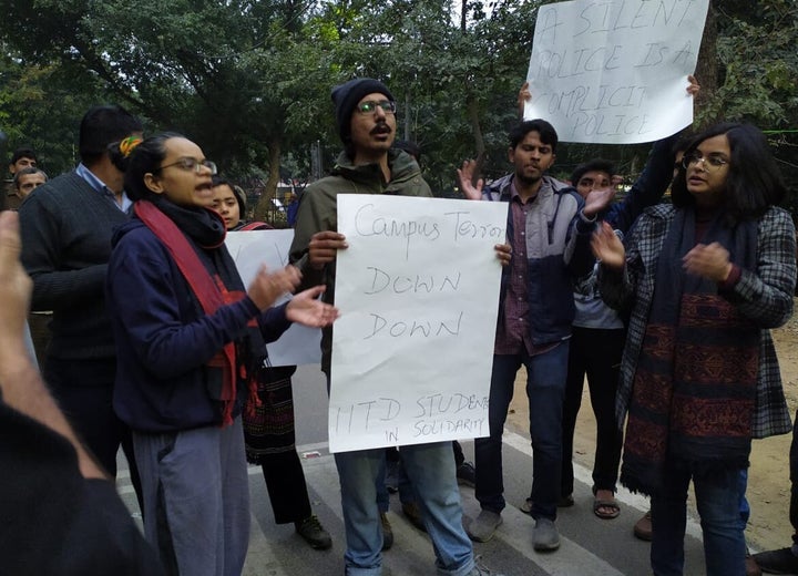 The IIT-Delhi protest was mirrored by similar demonstrations at IIT-Madras, IIT-Bombay, IIT-Gandhinagar and IIT-Kanpur.