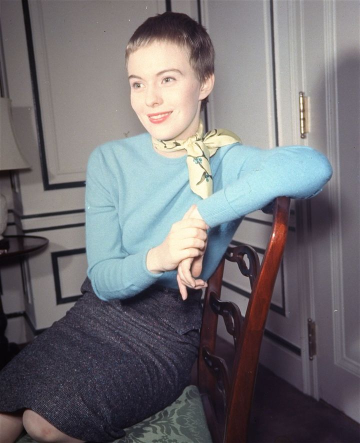 Η Τζιν Σίμπεργκ στο διαμέρισμά της στη Νέα Υόρκη.