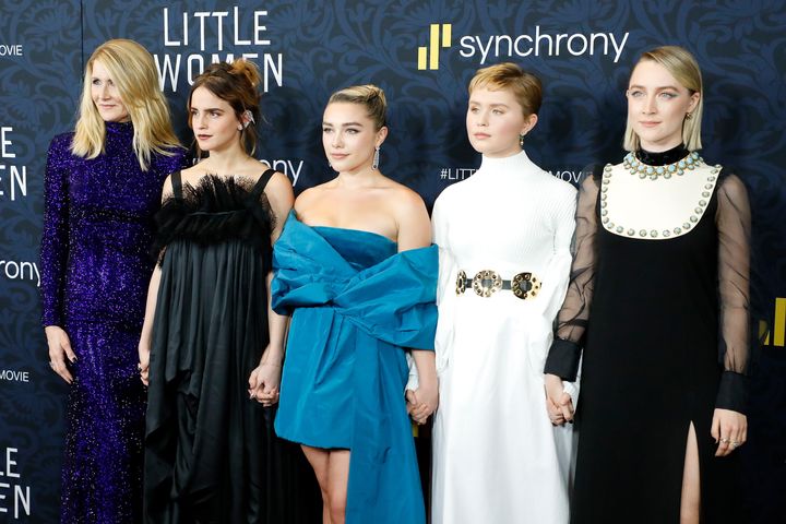 The stars of Little Women, including Laura Dern and Saoirse Ronan