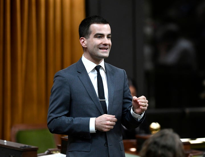 NDP MP Matthew Dubé rises during question period in the House of Commons on Parliament Hill in Ottawa on April 5, 2019.