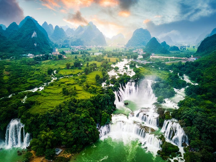 Ban Gioc Detian waterfall in Vietnam