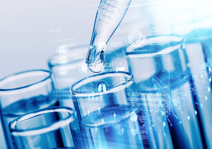 Blood test laboratory analysis microbiology research liquid