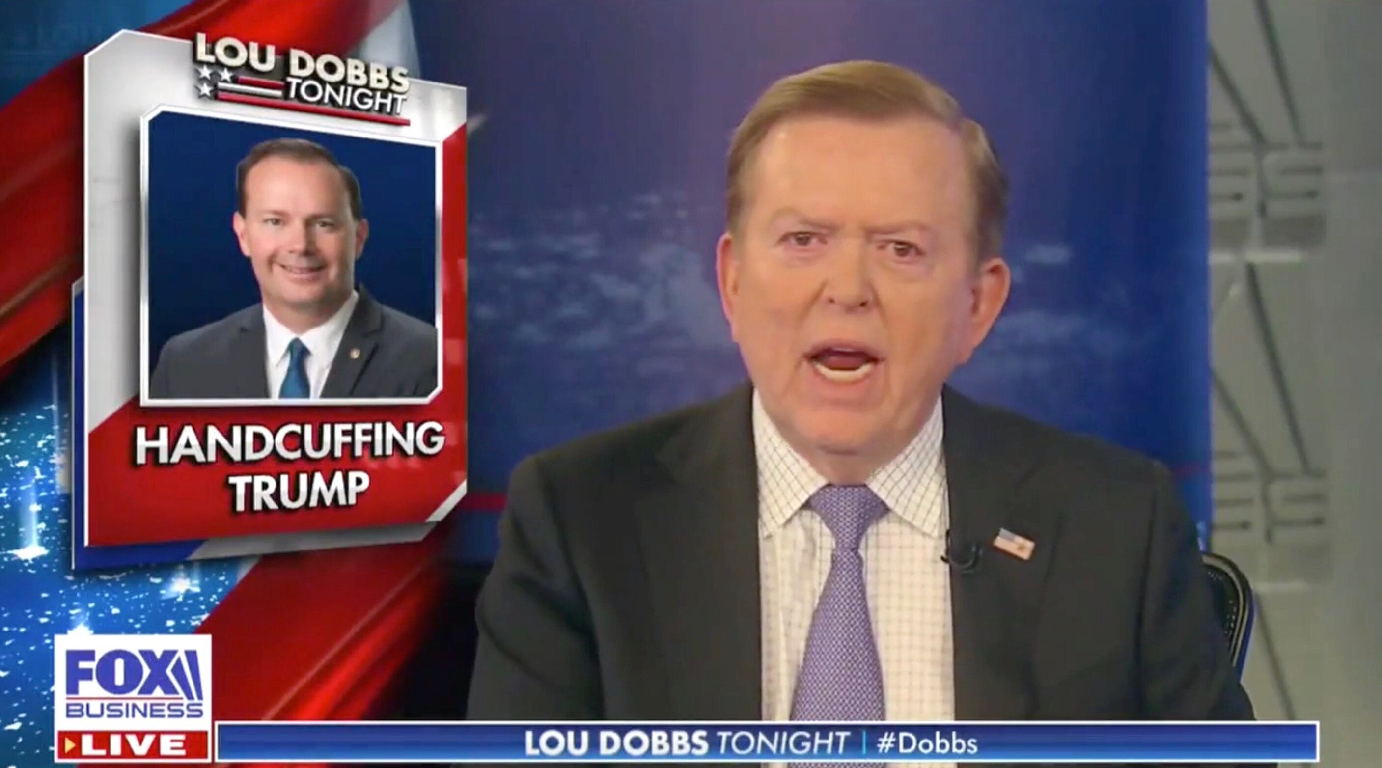 Lou Dobbs Flips Out, Compares GOP Lawmaker To America’s Most Infamous Traitor