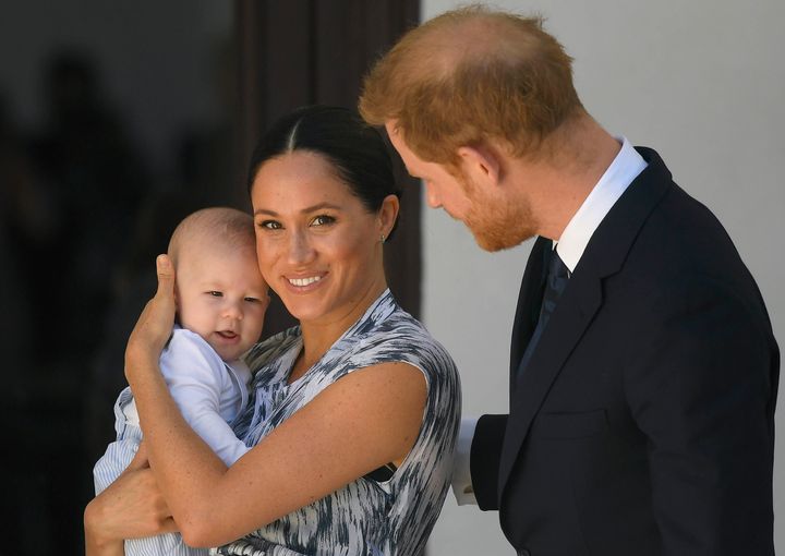 Harry and Meghan and their son Archie visit Cape Town, South Africa.