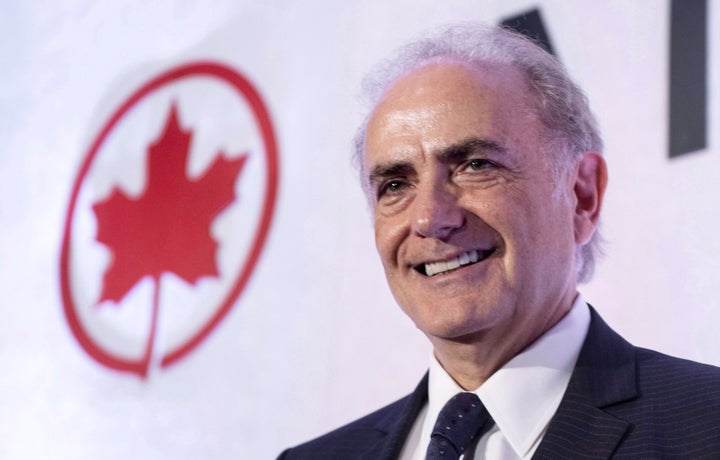 Air Canada president and CEO Calin Rovinescu -- shown here at the airline's annual meeting in Montreal, Mon. April 30, 2018 -- took home more pay in 2018 tha the airline paid in taxes, according to Canadians for Tax Fairness.