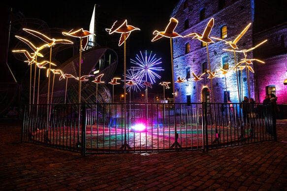 Light Festival Distillery District Toronto