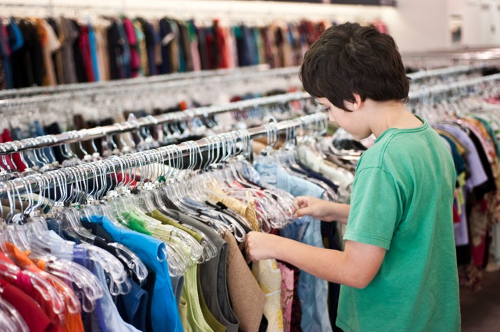 Show your kid that shopping second-hand can be fun!