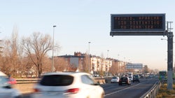 Protocolo anticontaminación en Madrid: la limitación de 70 km/h en la M-30 y los accesos sigue este