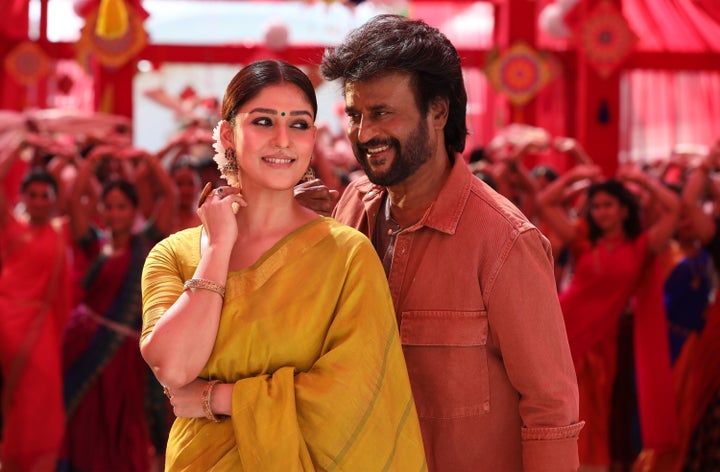 A still from Rajinikanth's Darbar.