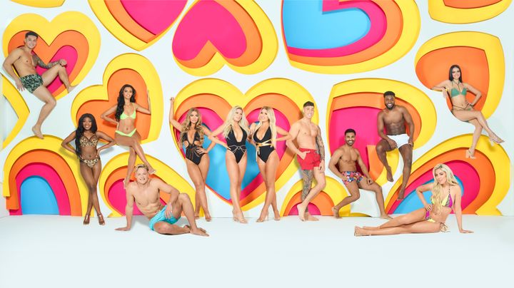 Shaughna with her fellow Love Island stars