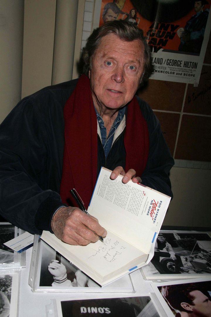 Edd at a book signing in his later years