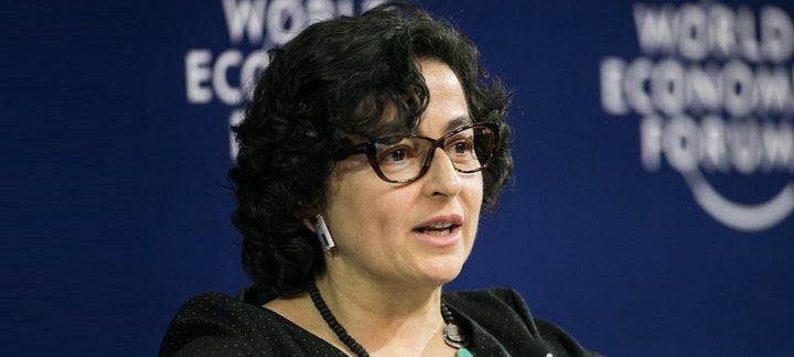 Arancha González Laya, en un acto del World Economic Forum.