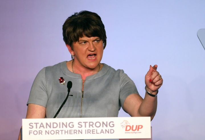 Democratic Unionist Party leader Arlene Foster.