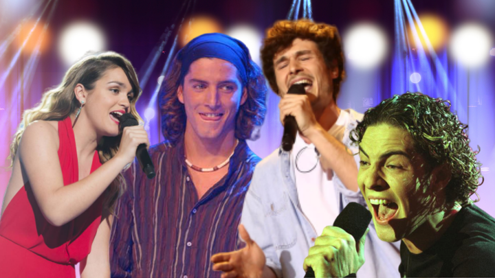 Amaia, Manuel Carrasco, Miki y David Bisbal: concursantes de distintas ediciones de 'OT'.