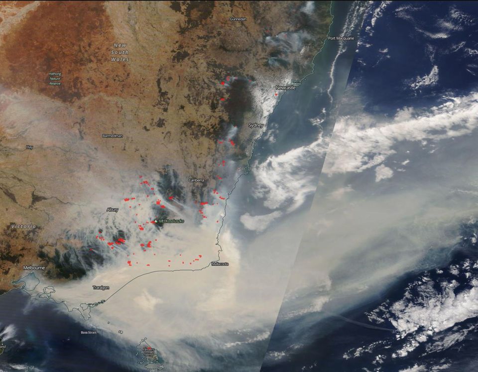 Australia’s Fires Are Still Raging, And The Devastation Can Be Seen From Space