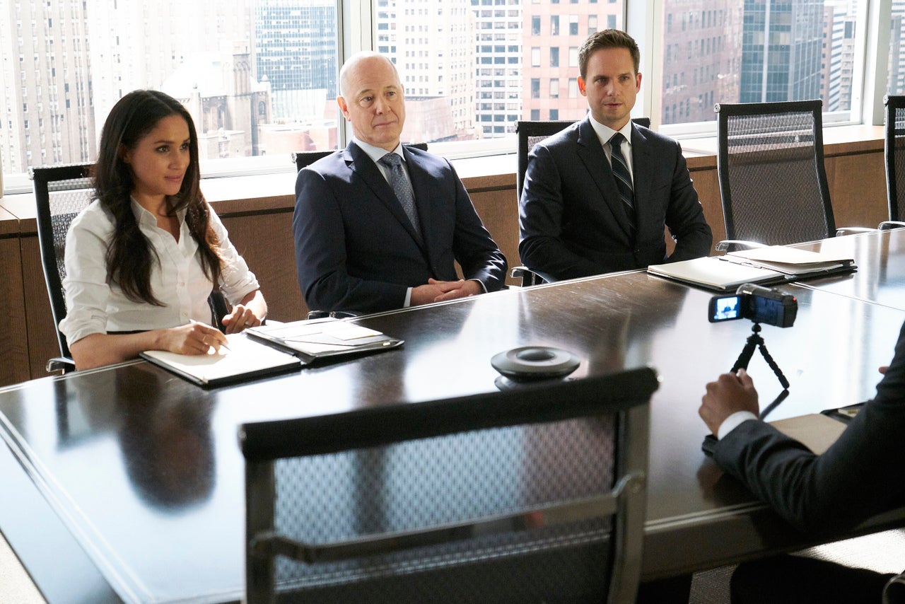 Meghan Markle as Rachel Zane in "Suits," which was filmed in Toronto.