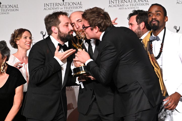 The Porta Dos Fundos team received an award for Best International Comedy at the 2019 International Emmy Awards on November 25, 2019 in New York City. 