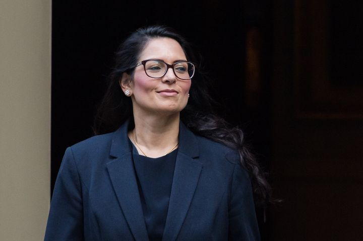 Home Secretary Priti Patel has said there has been no racist press coverage of Meghan Markle "at all".