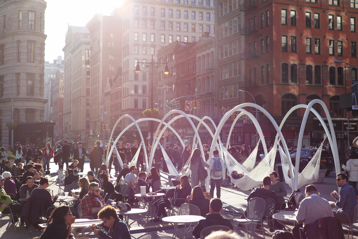 Η εγκατάσταση που κέρδισε το 3ο «Flatiron Public Plaza Competition»