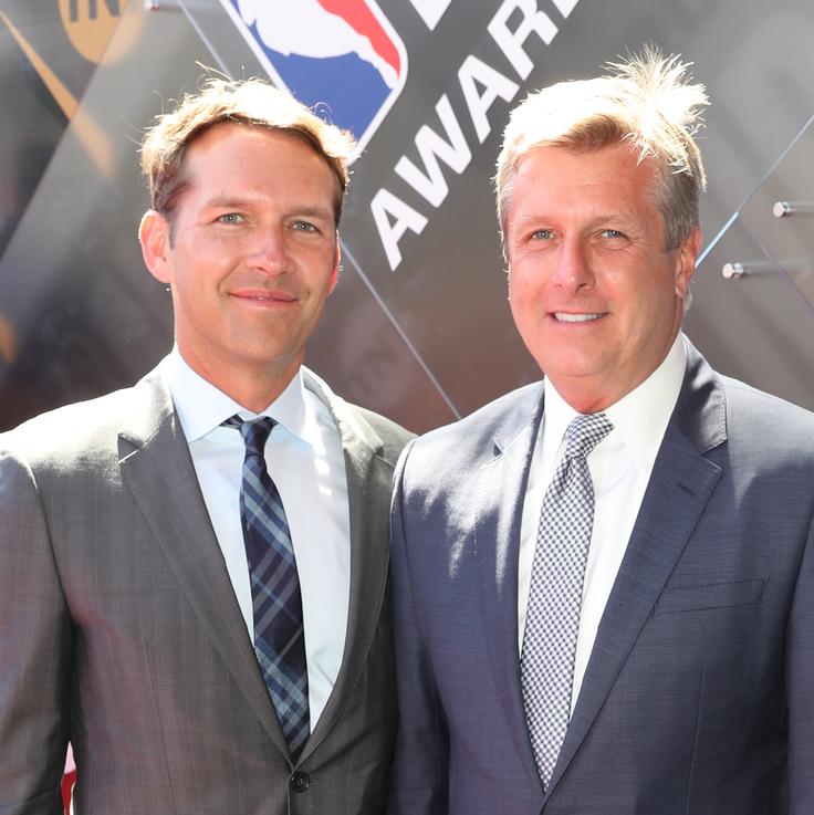 Todd Gage (left) and Rick Welts were married last week in San Francisco.