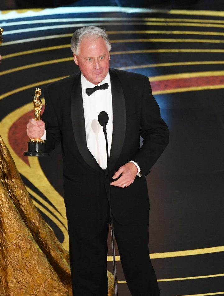 Canadian sound engineer Paul Massey accepts the Sound Mixing award for 'Bohemian Rhapsody' during the 91st Annual Academy Awards.