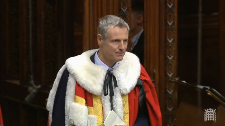 Zac Goldsmith is sworn in as a member of the House of Lords. Lord Goldsmith of Richmond Park will retain his post as environment minister while sitting in the Lords.