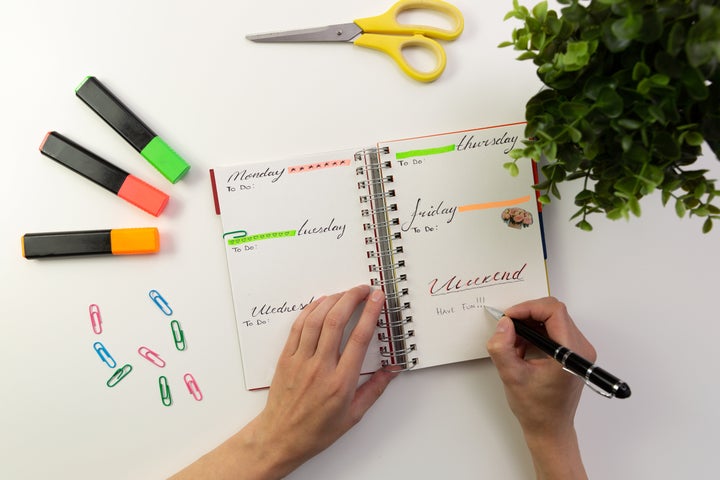 A bullet journal can organize all your lists, goals, and calendars in one place. 