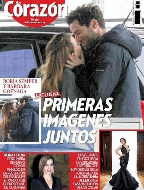 La primera portada de Borja Sémper y Bárbara Goenaga.