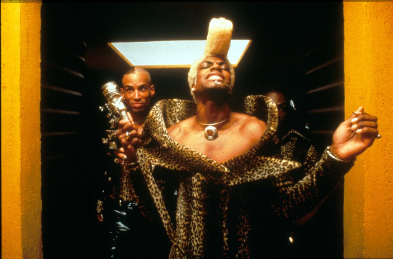 Chris Tucker as Ruby Rhod in 1997’s “Fifth Element.”