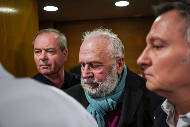 L'ex-prêtre Bernard Preynat au tribunal de Lyon, le 13 janvier