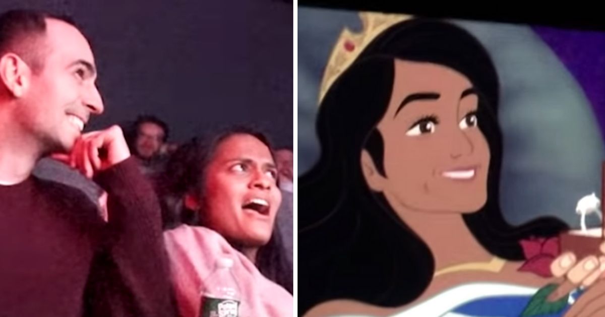 This Guy Proposed By Having Girlfriend Animated Into 'Sleeping Beauty'