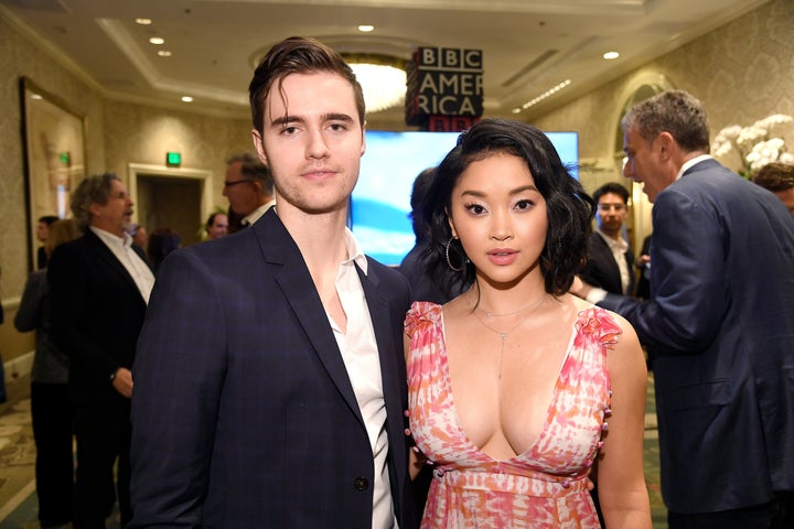 Anthony De La Torre and Lana Condor attend the BAFTA Los Angeles Tea Party in Los Angeles on Jan. 5, 2019.