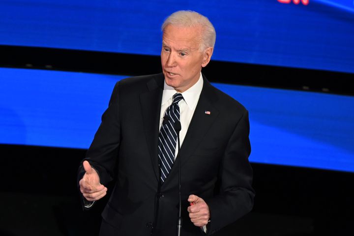 The debate moderators and most candidates declined to press former Vice President Joe Biden about the many controversial elements of his four-decade policy record.