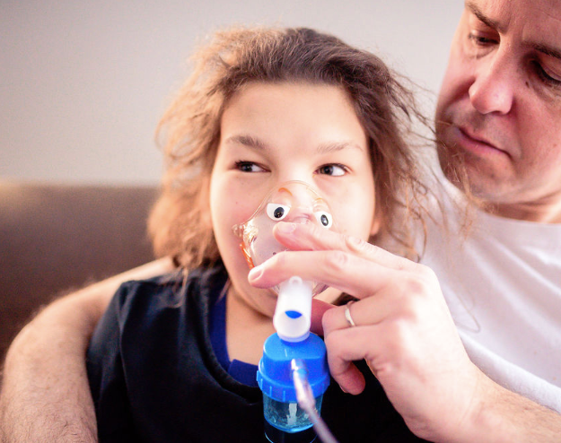 Claire requires multiple medications a day to keep her healthy, including nebulizer treatments to help her breathe. 