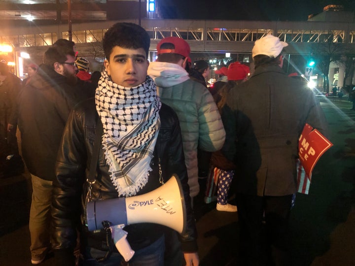 Mohammed Mustfa, 18, says a Trump supporter told him to convert to Christianity. 