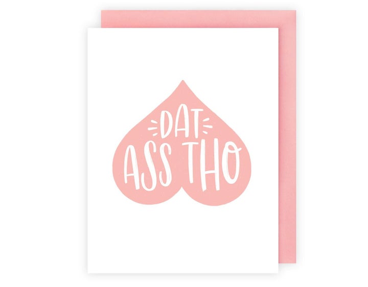 Peach Bum Funny Valentines Card for Boyfriend | Rude Birthday Card Rude  Valentine | Cute Valentines Day Card Funny Anniversary Card