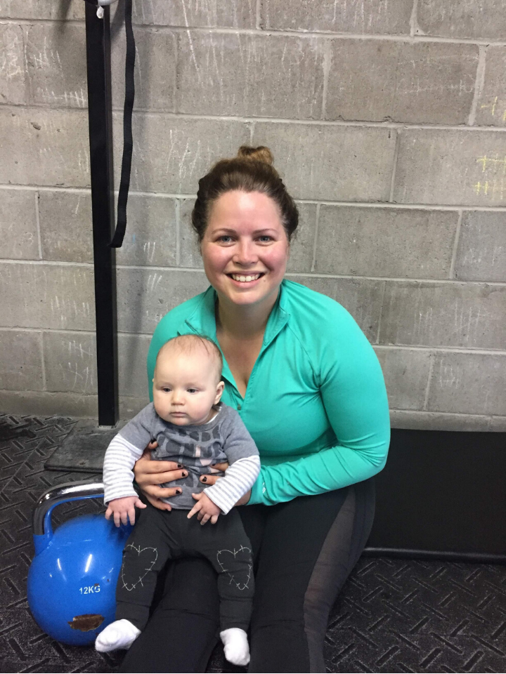 Courtney Graham and her daughter.