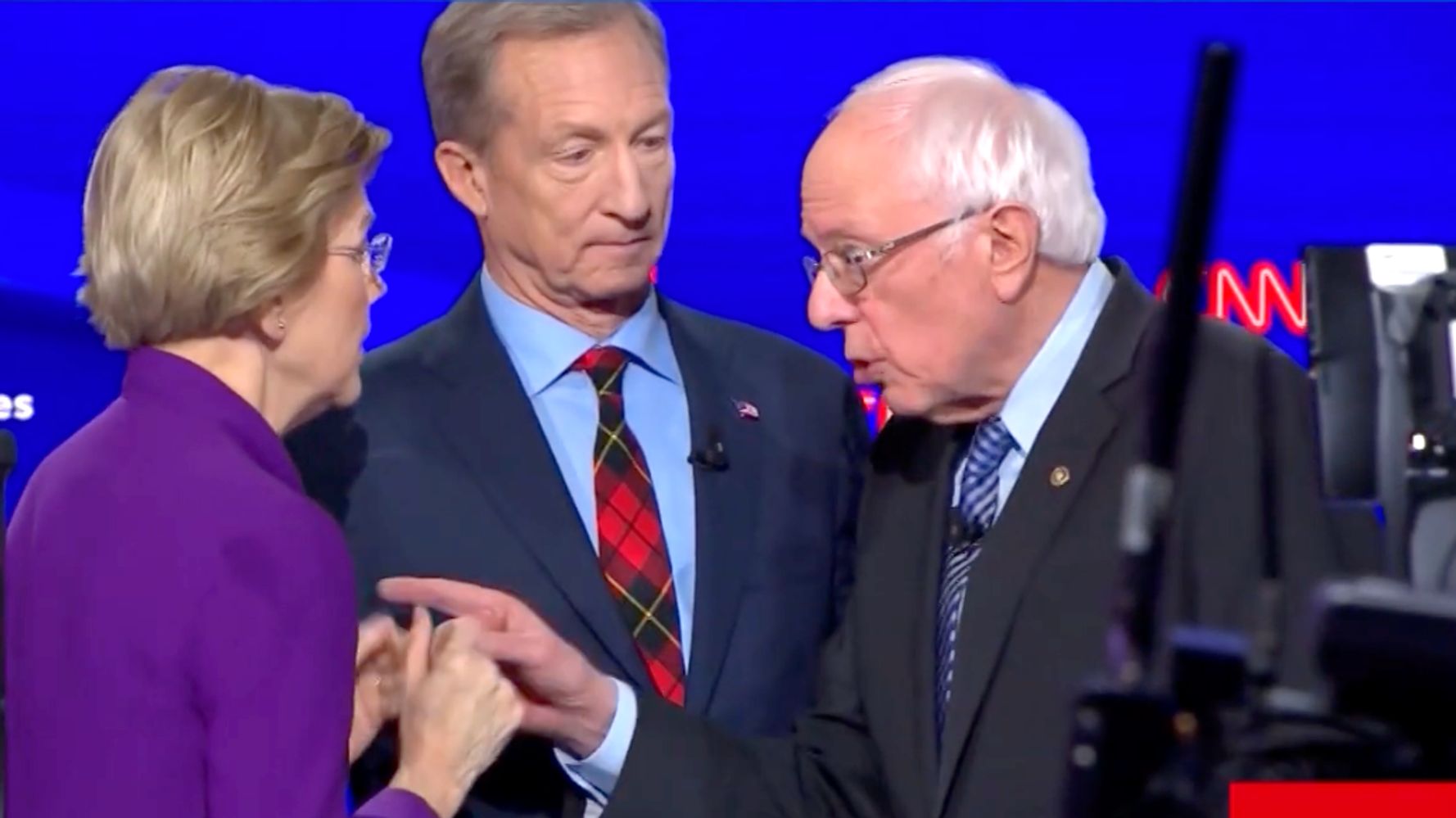 Twitter Users Totally Relate To Tom Steyer S Awkward Hi Bernie Intrusion Huffpost