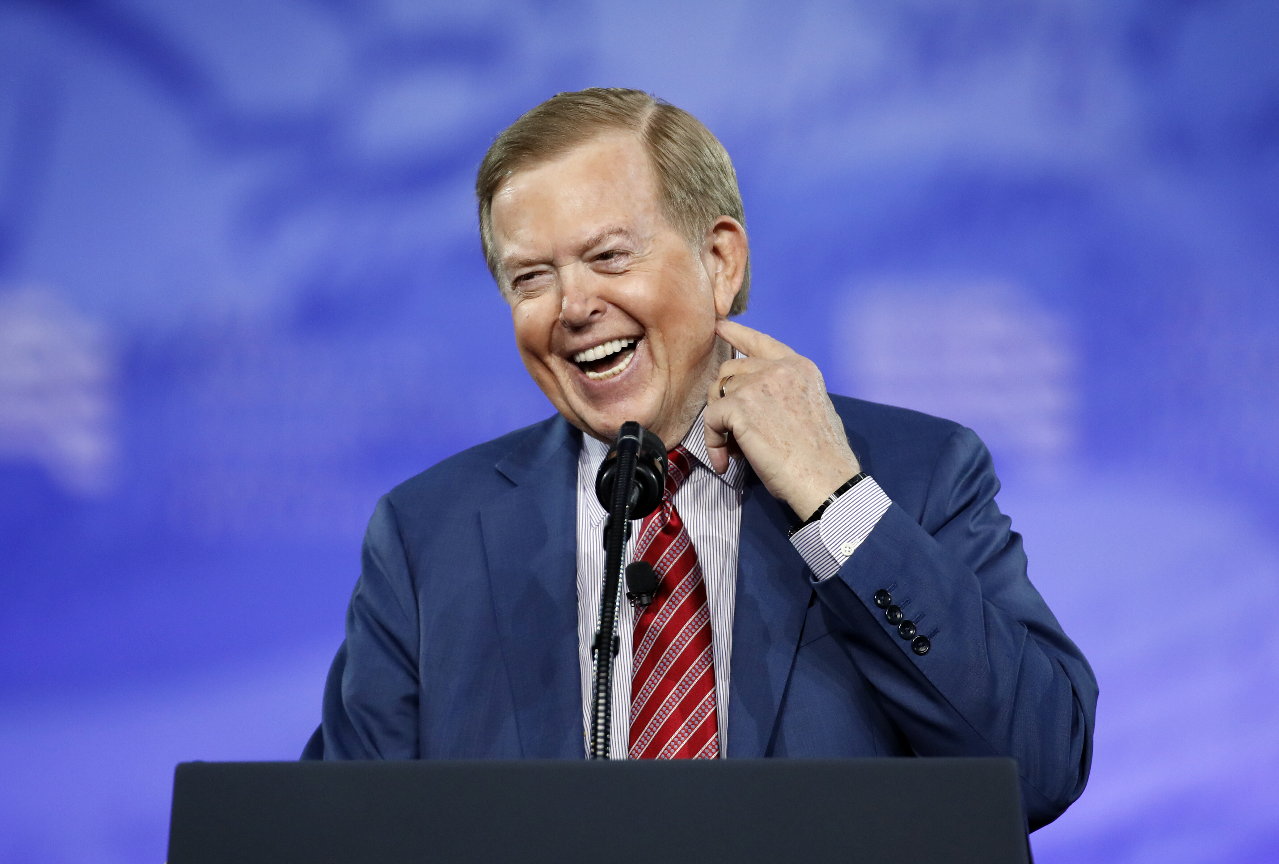 Watch Foxâ€™s Lou Dobbs Smile From Ear To Ear As He Receives Validation From Trump