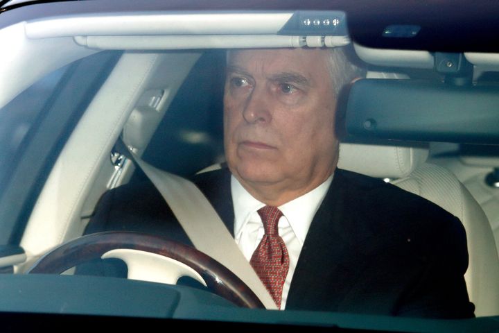 Prince Andrew photographed last month 